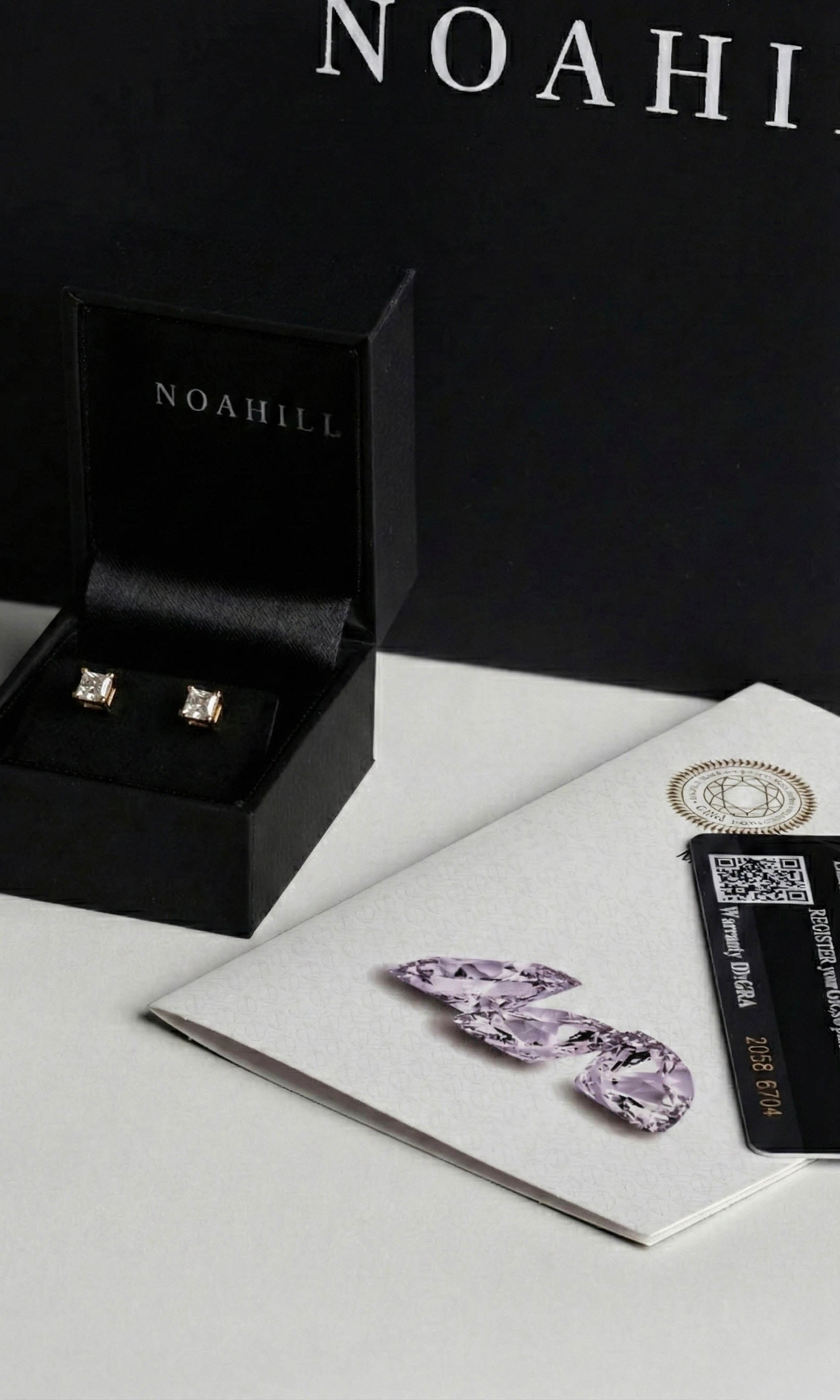 Moissaniet Oorbellen Princess in Goud