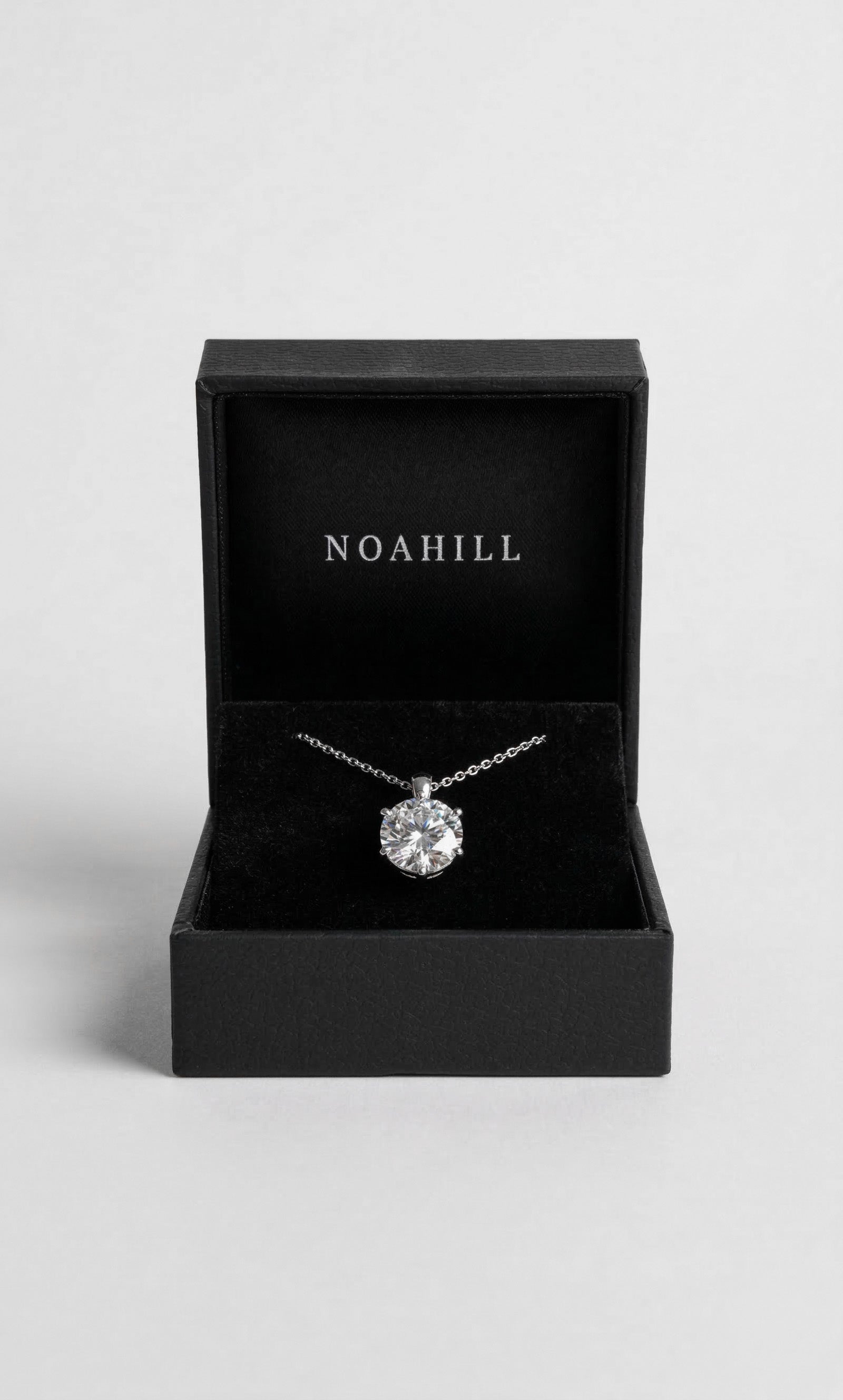 Moissaniet Hanger Rond in Zilver